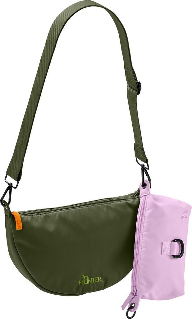 Hunter Crossbody-Tasche Charlotte grün/lila