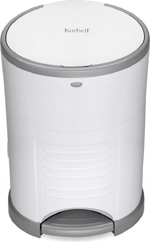 Poubelle Couches Korbel Mini T-KOR-M220DS Blanche 9L Anti-Bactérie