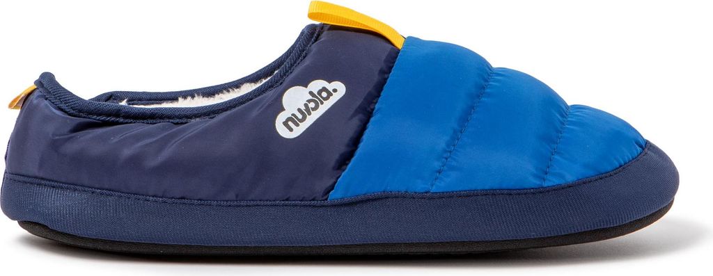 NUVOLA. Hausschuhe für Herren Damen rutschfester Sohle warm gepolstert bequem blau 46-47 - UNSAD