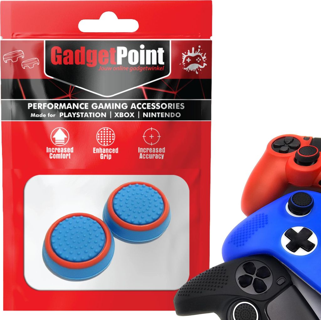 Thumbgrips - Thumb Grips voor PlayStation, PS5, Xbox X/S, One & Switch Pro Controller - Gaming Thumbgrips - Performance Anti-Slip Thumbsticks - Bes...