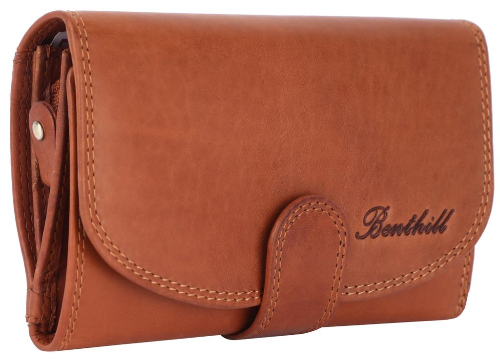 Benthill Damen Geldbörse Echt Leder - Portemonnaie mit RFID Produktbild 
