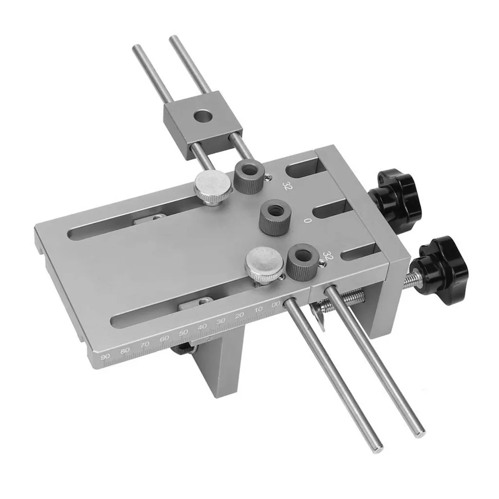 Guide de perçage pour assemblage de meubles bois avec rail rallongé 60cm