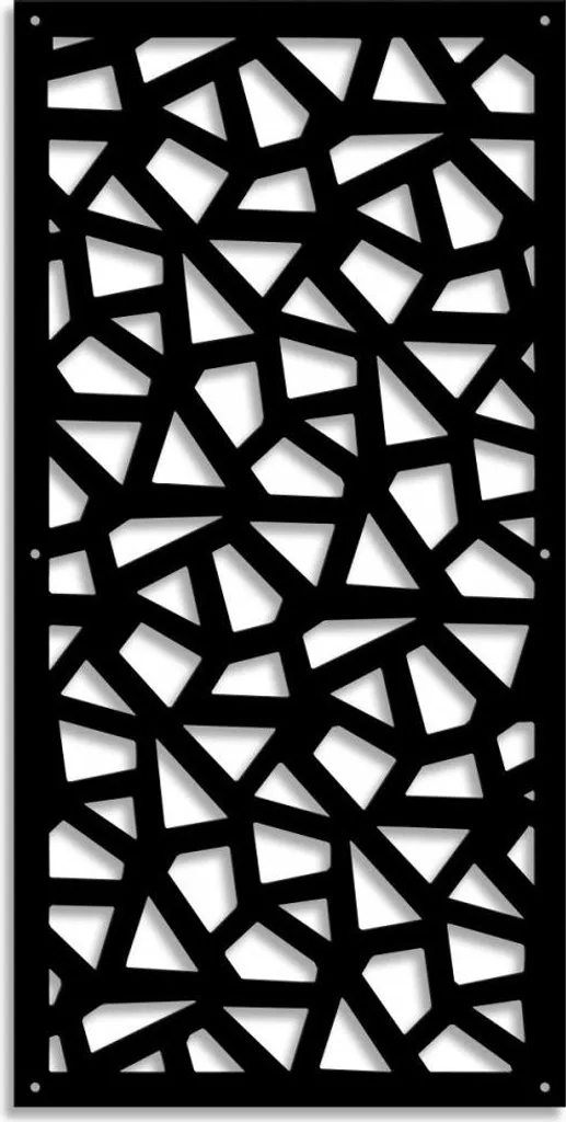 Pannello Decorativo SEGMENTI 50x150cm | Divisorio PVC Bianco Chic - 3