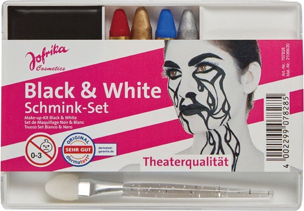 Jofrika 707828 Schmink-Set Black&White (1 Set) Produktbild 