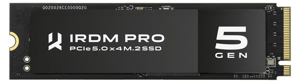 SSD 2 To NVMe PCIe 5.0 Goodram IRDM PRO GEN 5 avec technologie 3D TLC