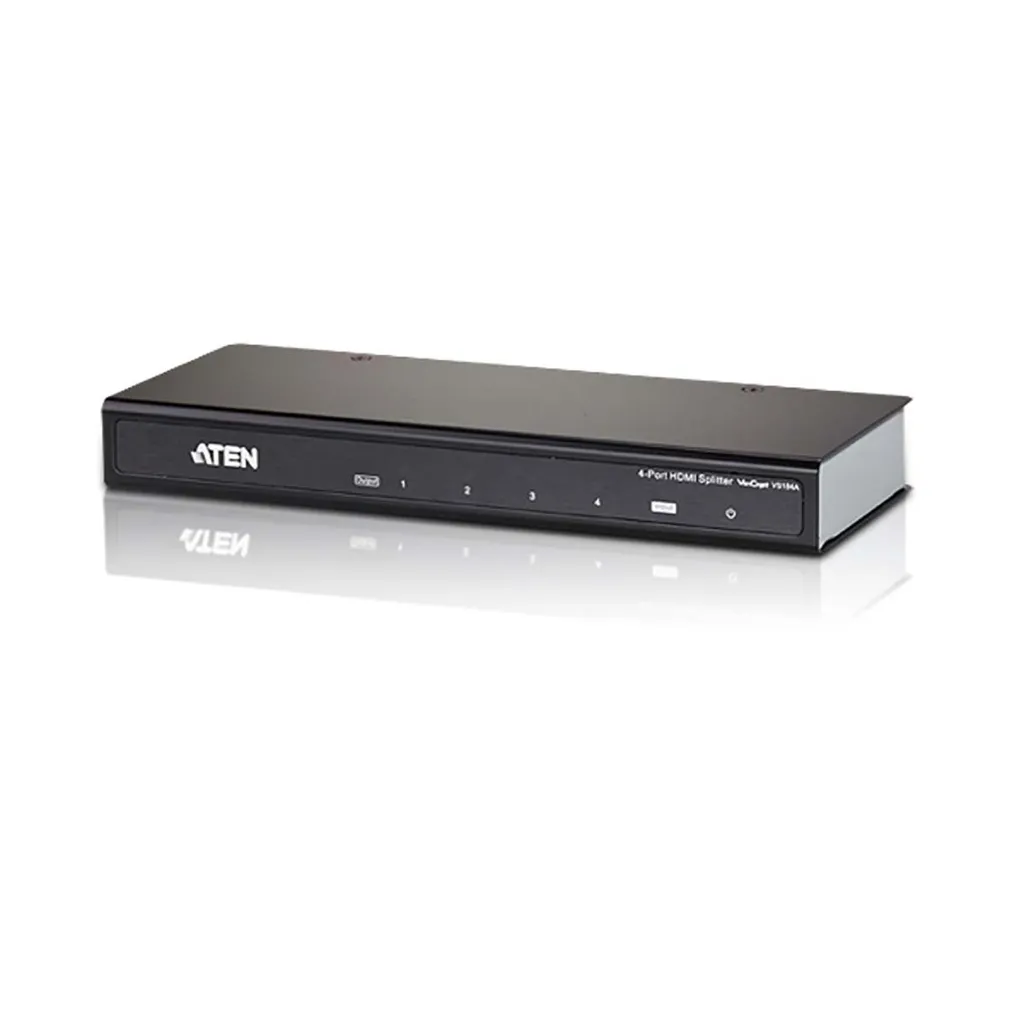 Répartiteur Vidéo HDMI 1 Entrée vers 4 Sorties 4K VS184A Haute Fidélité