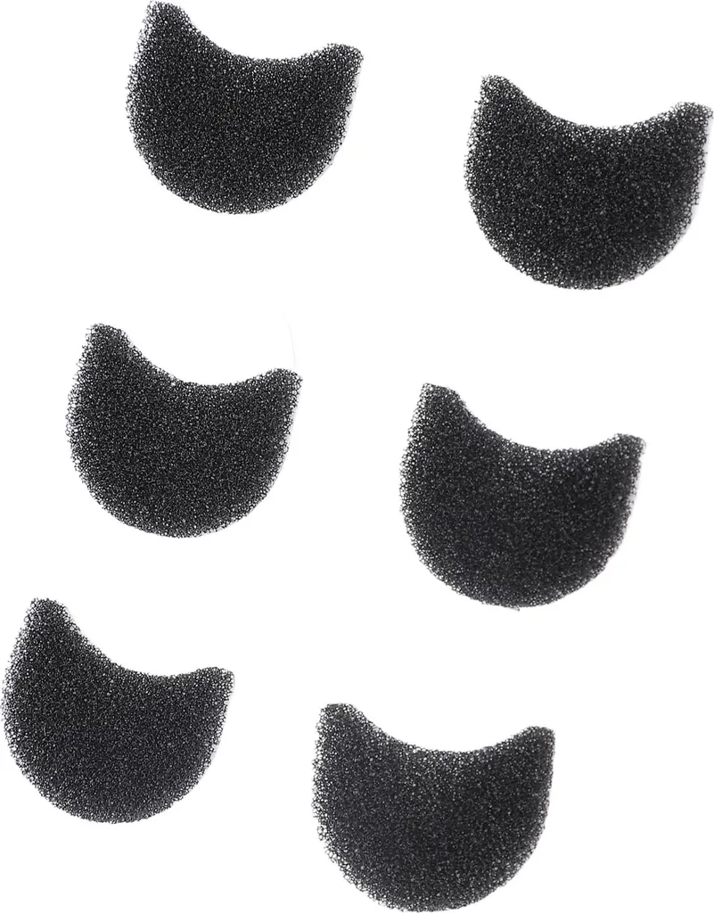 6 Manicotti Antivento In Spugna Per Microfono Insta360 GO 3S E GO 3 – Neri, 1,6x1,3 Cm, Riduzione Rumore