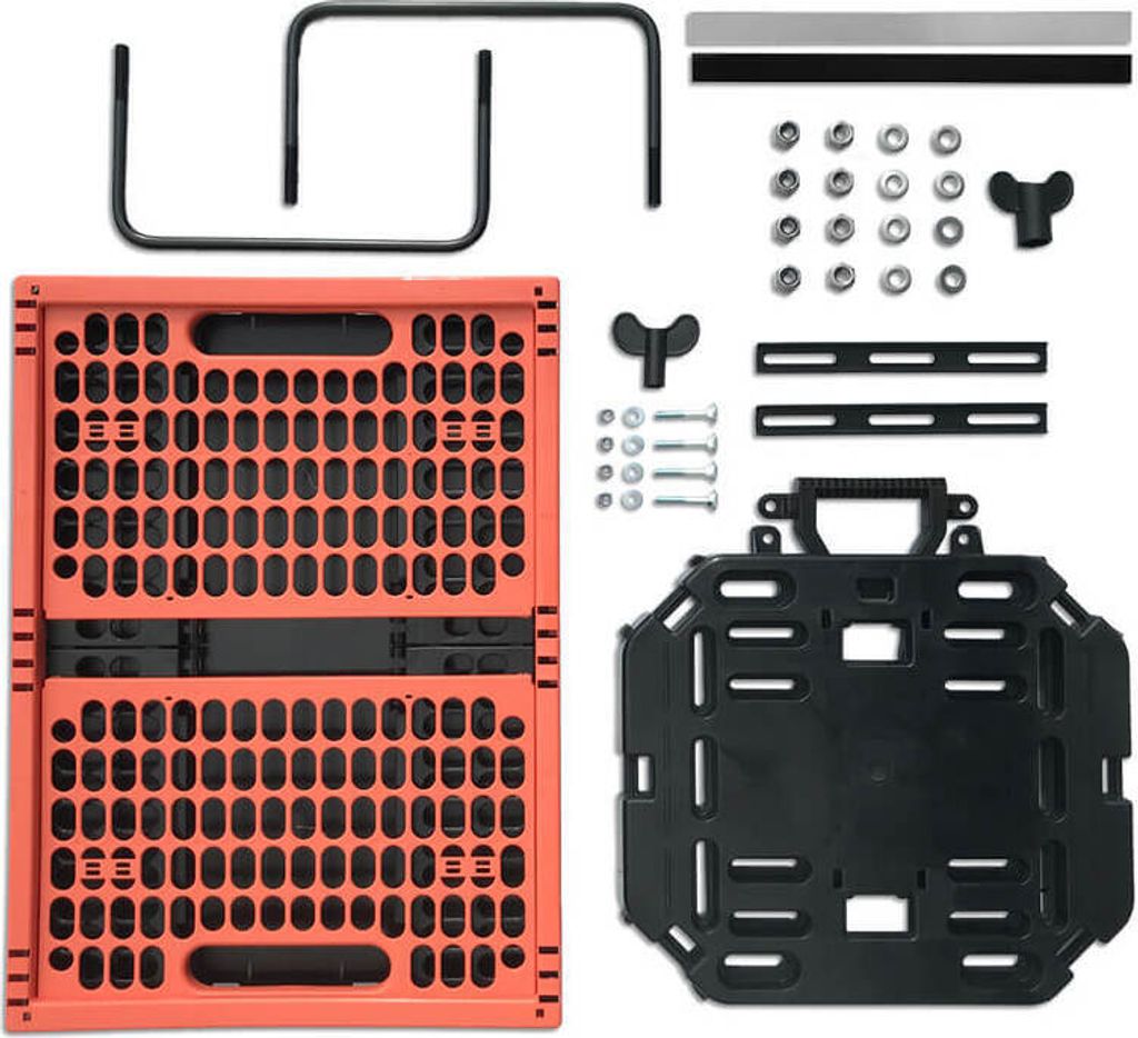 Reisesatz: Klappkiste + Multi-Platten + Beutelklammern