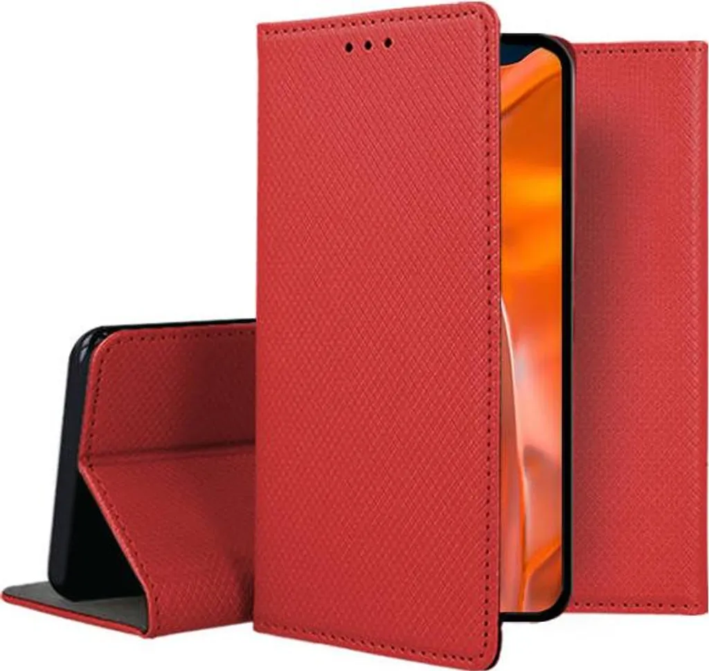Custodia Smart Magnet Samsung Galaxy S24 Plus Rosso | Protezione a Libro