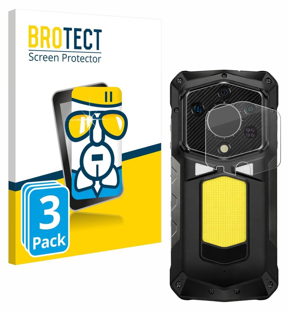 3x BROTECT Schutzglas für Ulefone Armor 29 Ultra (NUR Kameraschutz) Schutzfolie Panzer Folie Glas Display Schutz klar