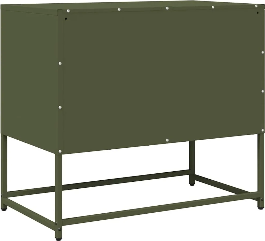 SYFAX Mobile TV Acciaio Laminato a Freddo Verde 68x39x60,5 cm