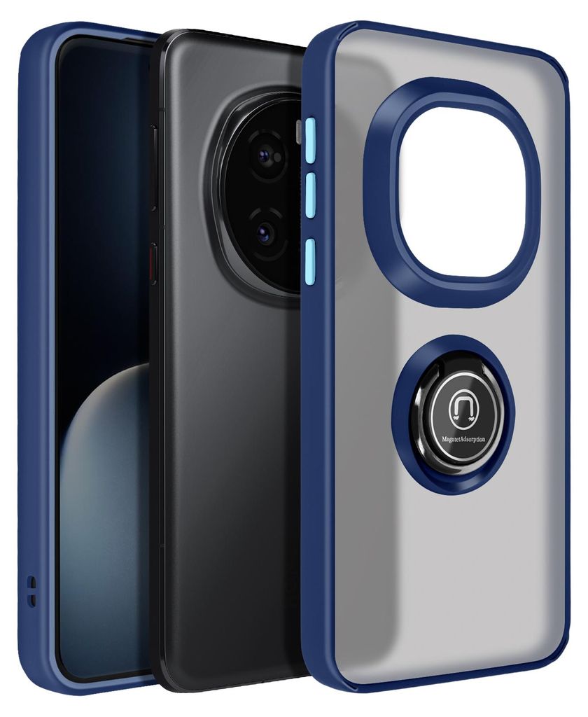 Avizar, Hülle für Honor Magic 7 Pro mit magnetischem Ring, Blau