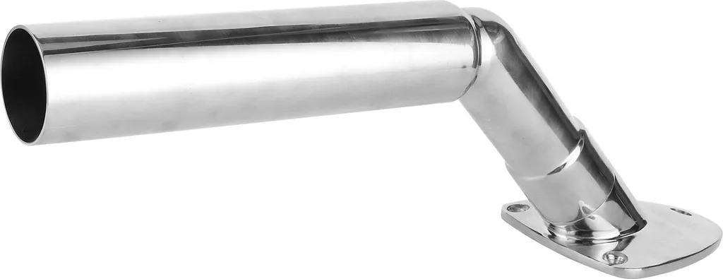 Support de canne à pêche pour pont de yacht en inox 40mm spécial mer poli