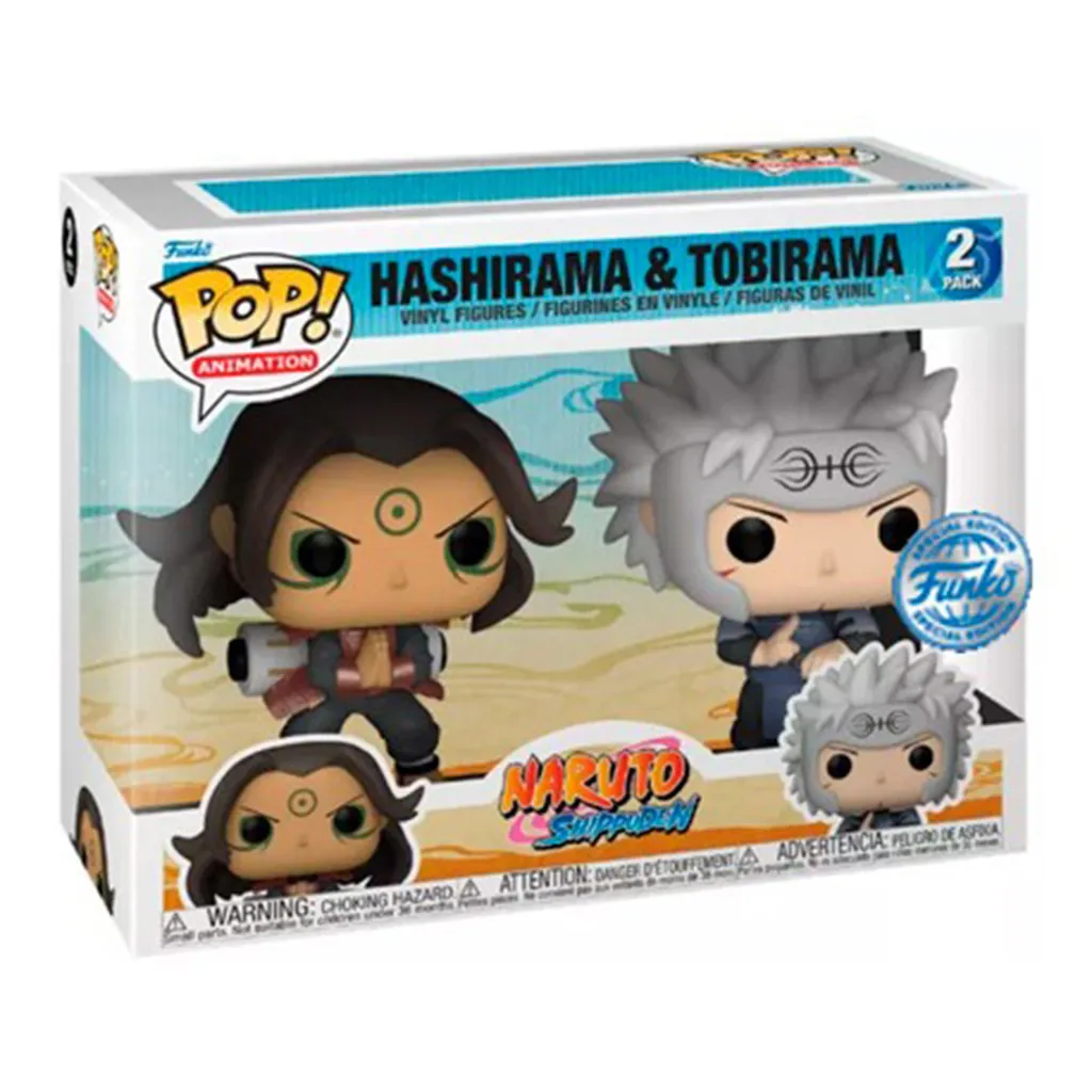 Figurines Funko Pop Naruto Hashirama Tobirama Edition Spéciale 2-Pack