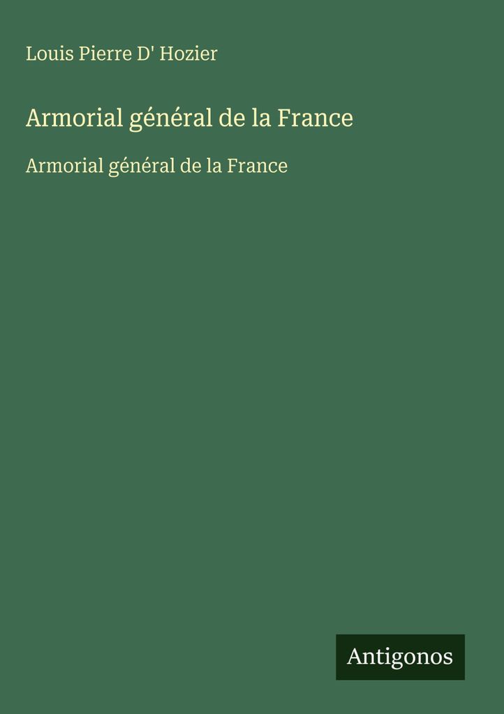Armorial général de la France