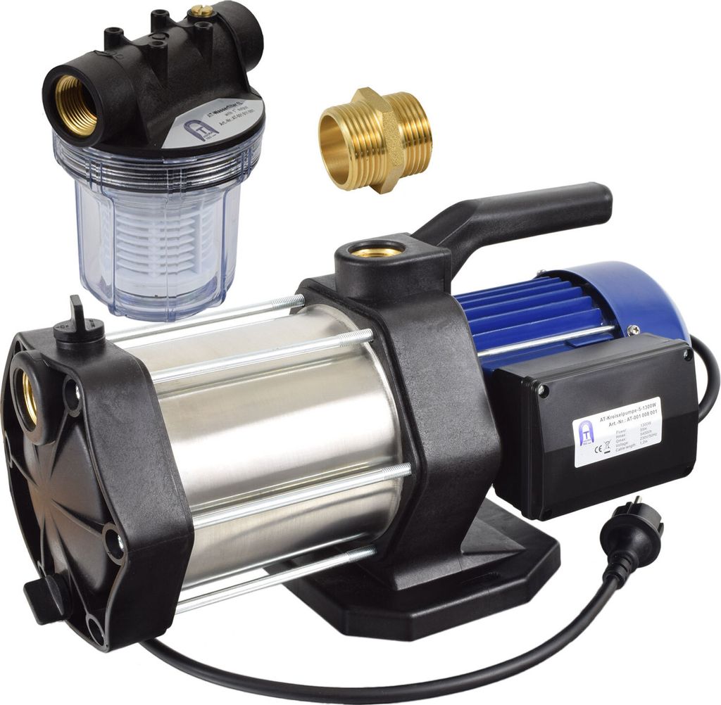 Agora-Tec® mehrstufige Kreiselpumpe 5-1300W-1L mit Produktbild 