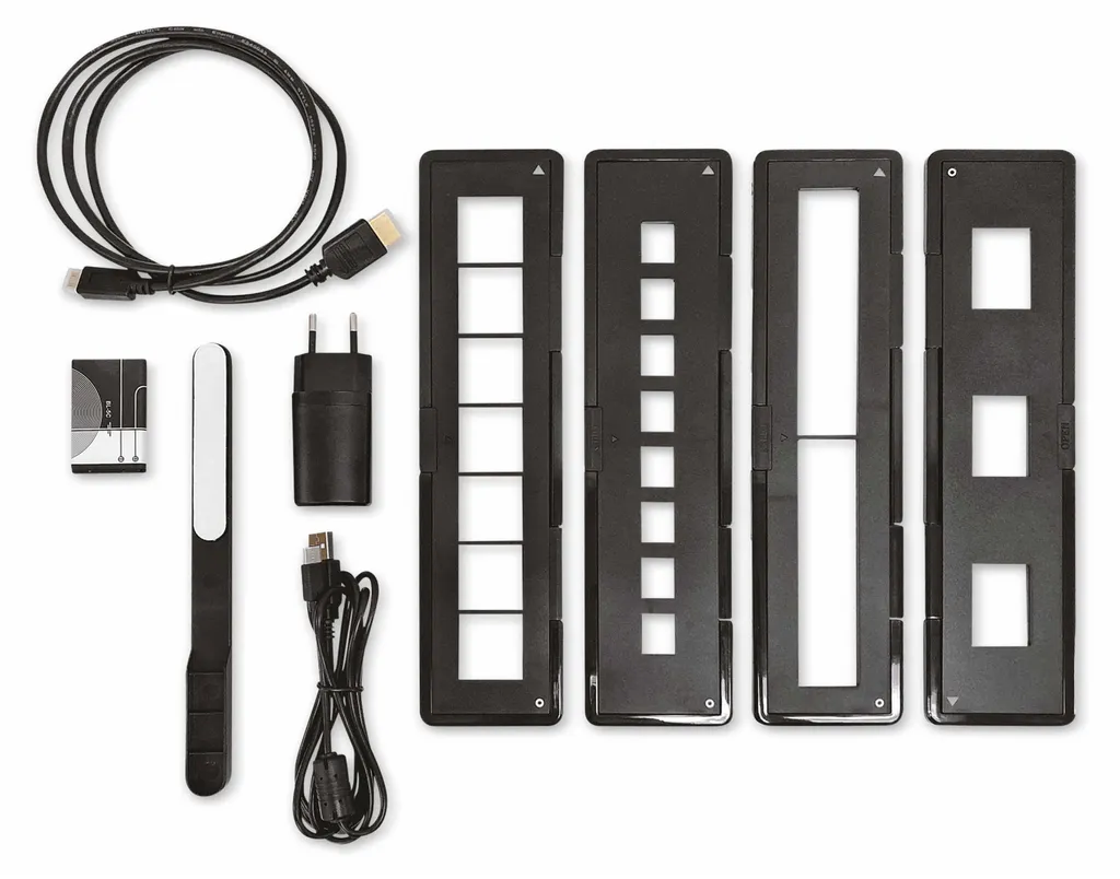 DNT SlideCopy PRO Scanner 4-en-1 avec prévisualisation LCD et 106 mm
