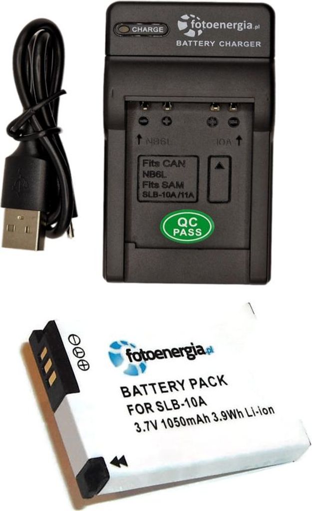 ZESTAW ŁADOWARKA USB + BATERIA AKUMULATOR FOTOENERGIA Zdjęcie produktu 