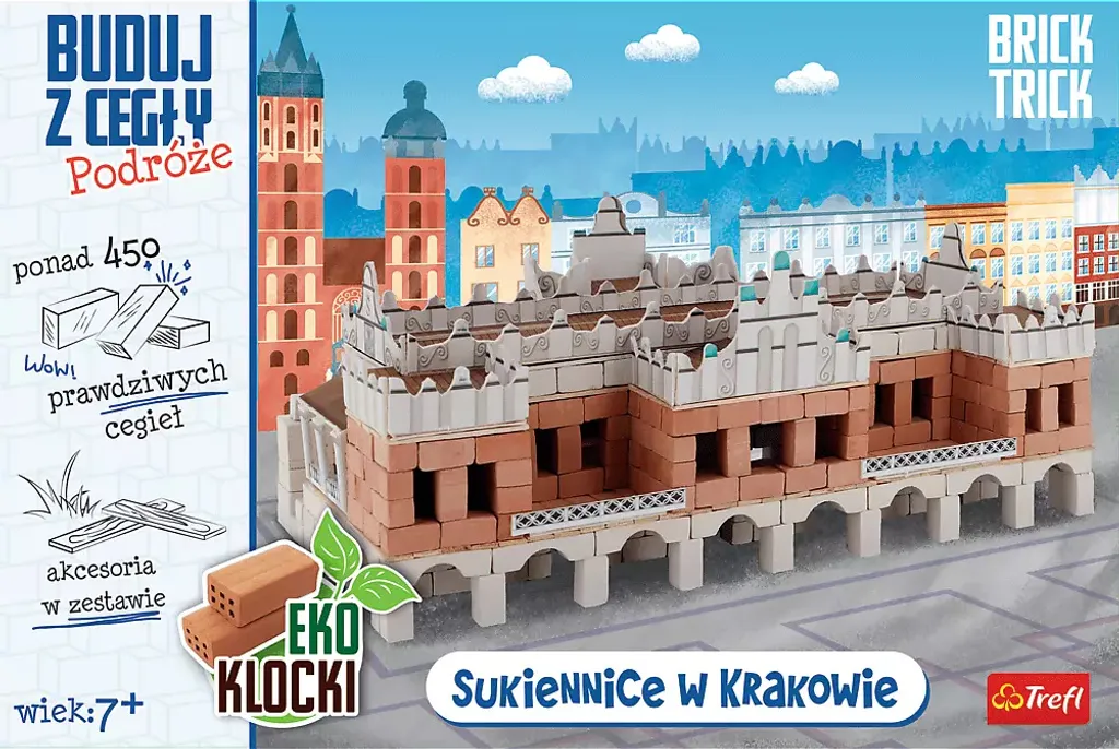 Trefl Brick Trick Salle de tissus : Activité manuelle pour petits maçons