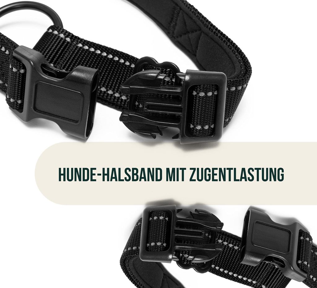 LucyBalu Katzenhalsband - Sicherheitshalsband Mit Namenskapsel, Anthrazit