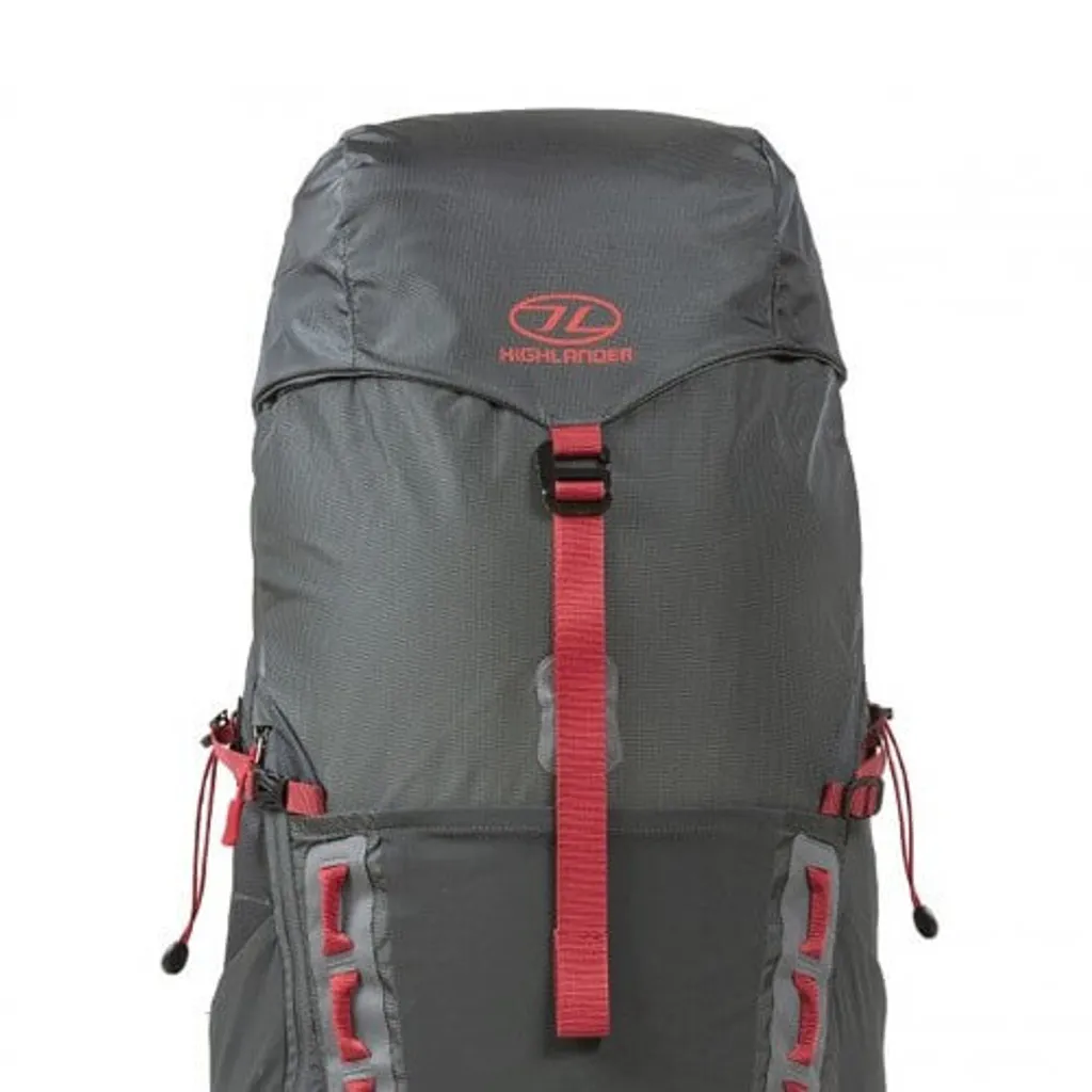 HIGHLANDER Vorlich 40L Sac à dos gris de randonnée technique robuste - 13