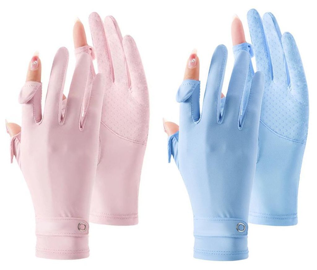 Fahrradhandschuhe, Sonnenschutzhandschuhe aus Eisseide