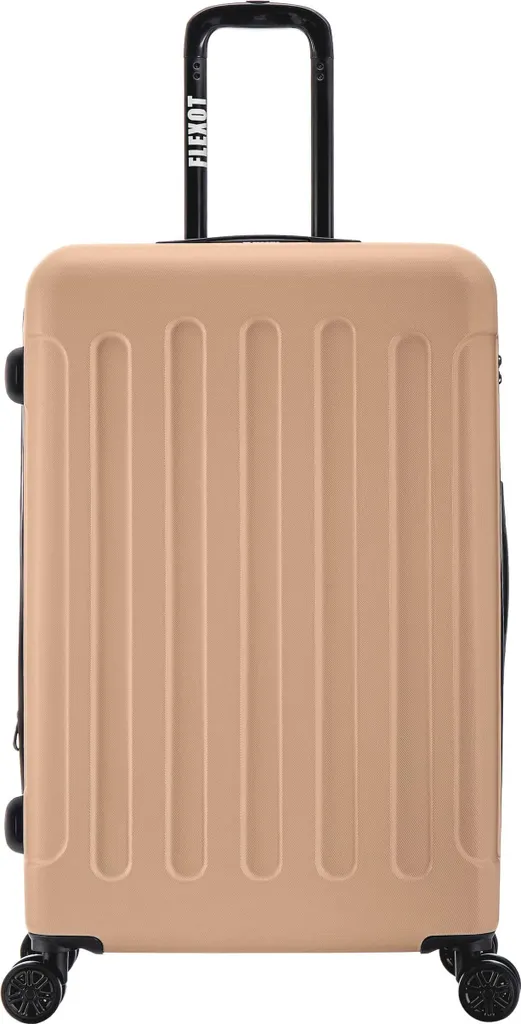 Valigia XL Flexot Cappuccino: Tutto lo Spazio per la Tua Famiglia in Viaggio