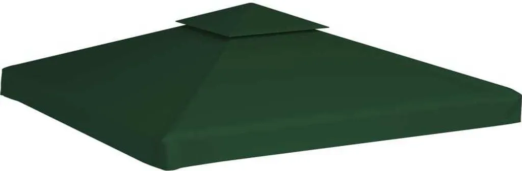 Toiture de Jardin 3x3 m pour Tonnelle Verte - Protection Pluie et UV