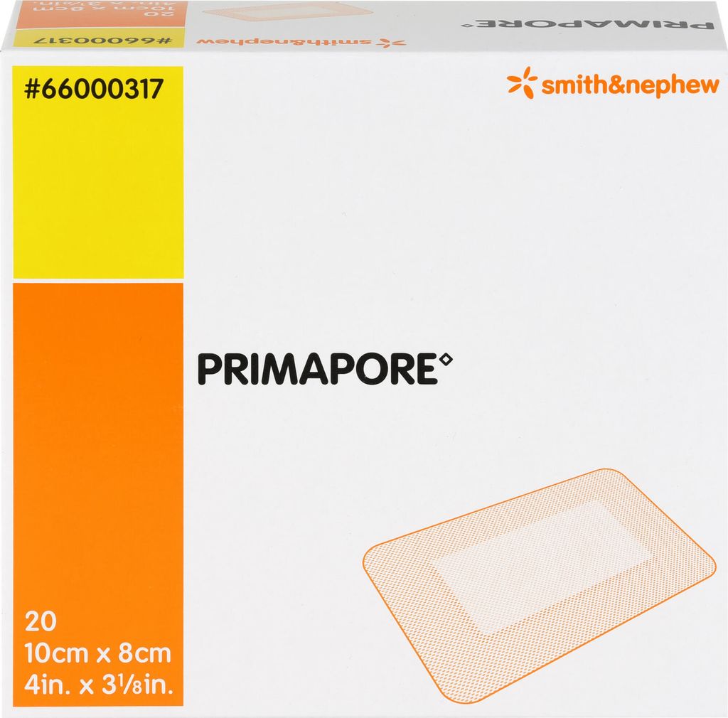 Primapore 10cmx8cm Wundverband steril 66000317, 20 St VER Produktbild 