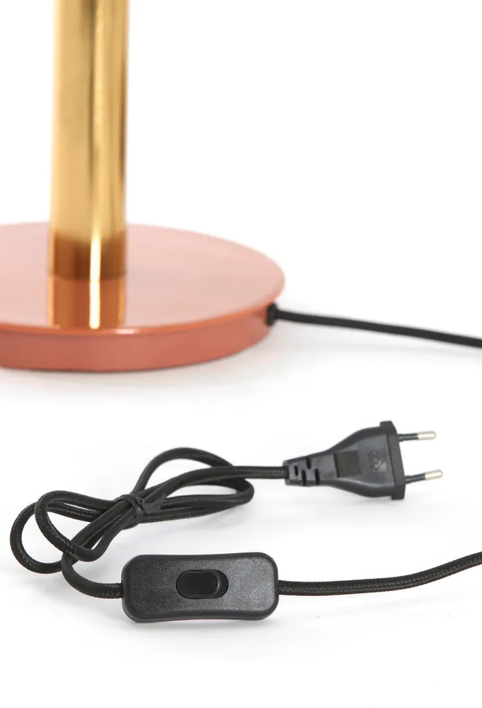Lampe en Métal Orange Ayer : Solution Idéale pour Bureau Sombre E27 - 3