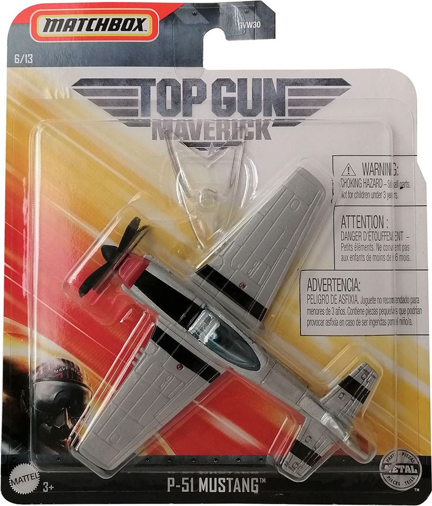 Mattel Matchbox Skybusters GVW36 Top Gun Maverick Model Obrázek produktu
