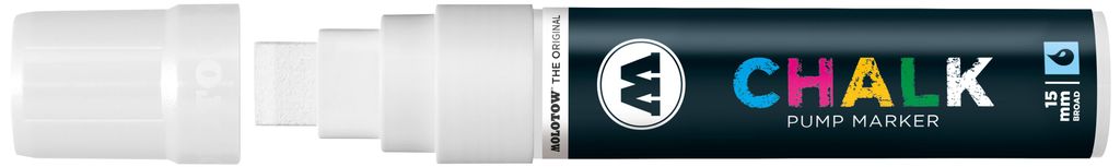 Molotow Kreidemarker CHALK 15 mm, Nr. 005, weiss