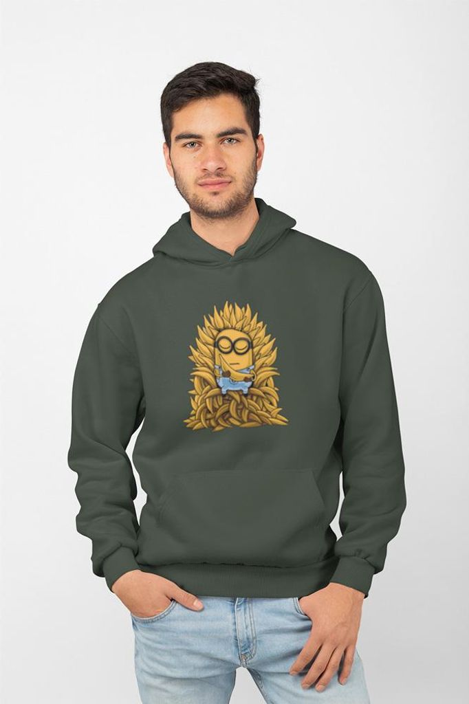 D&B Uni Hoodie MO00031 Minions Waldgrün-Größe 2XL