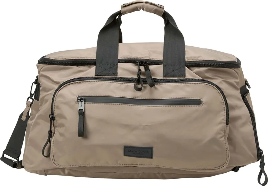 Sac de voyage en toile pavestone de haute résistance avec cuir