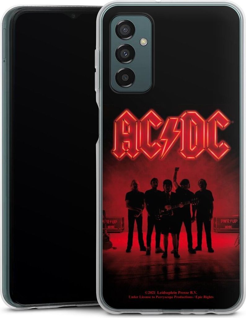 DeinDesign Handyhülle für Samsung Galaxy M23 5G Silikon Hülle Case Smartphone Schutzhülle ACDC Band Offizielles Lizenzprodukt