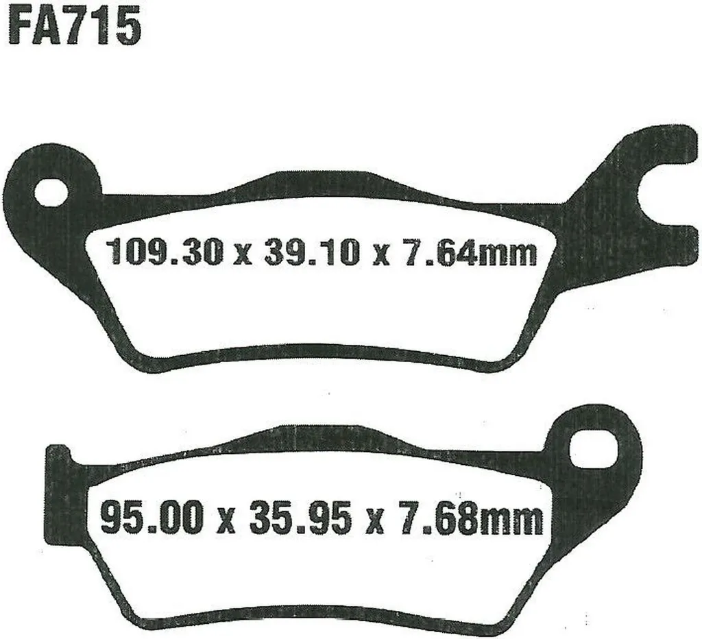 Kit plaquettes de frein organiques pour Suzuki GSX-R 125 ABS 2022