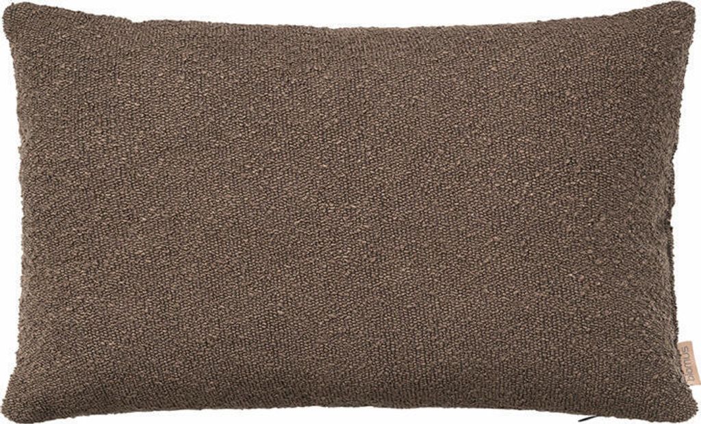 Blomus Kissenbezug Boucle, Kissenhülle für Kopf- oder Sofakissen, Espresso, 30 x 50 cm, 66597