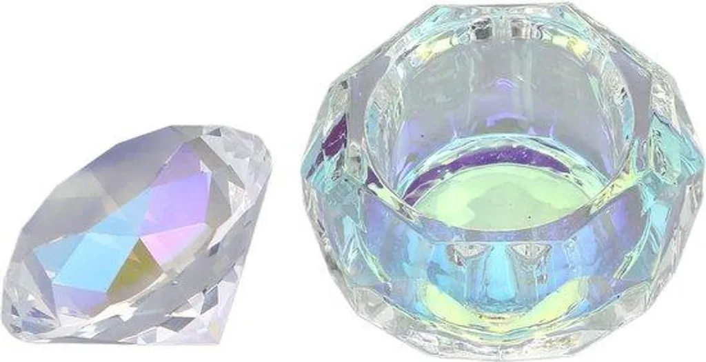 Godet de trempage en verre professionnel pour manucure et Nail Art