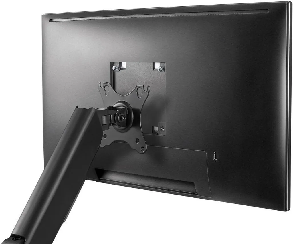 Support écran ergonomique à ressort à gaz haute résistance VESA 100 - 16