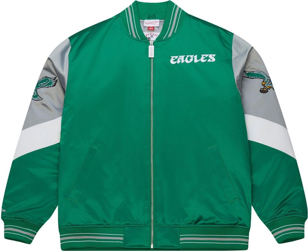 M&N Heavyweight Satin Jacke NFL Philadelphia Eagles - S