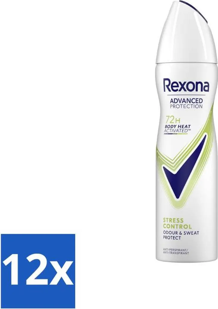 Rexona Advanced Protection Stress Control 12x150ml - Sicurezza Totale