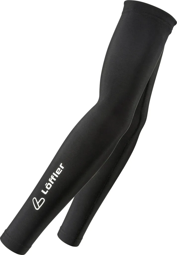 Chauffe-bras Thermo Loeffler Noir Taille M pour Cyclisme Homme et Femme