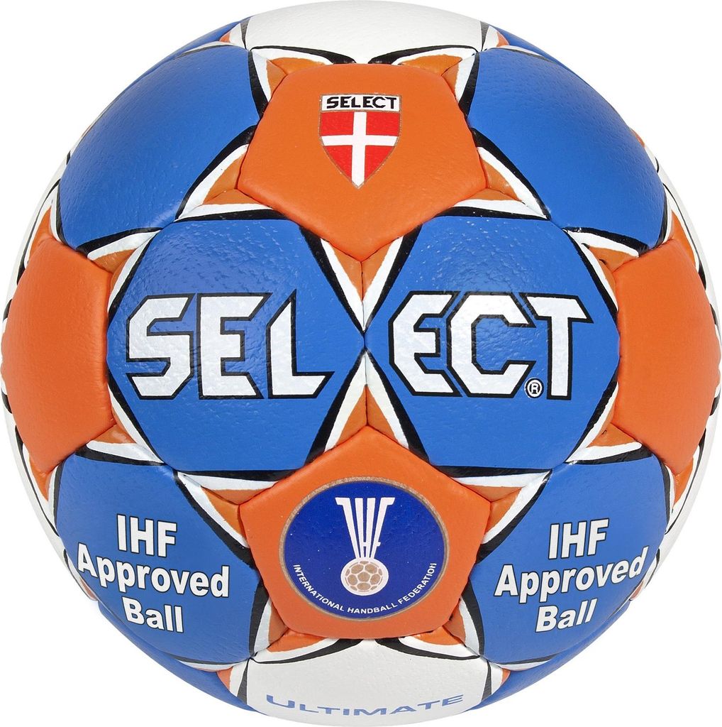 Balón Balonmano Select Ultimate Oficial Asobal Azul/Naranja