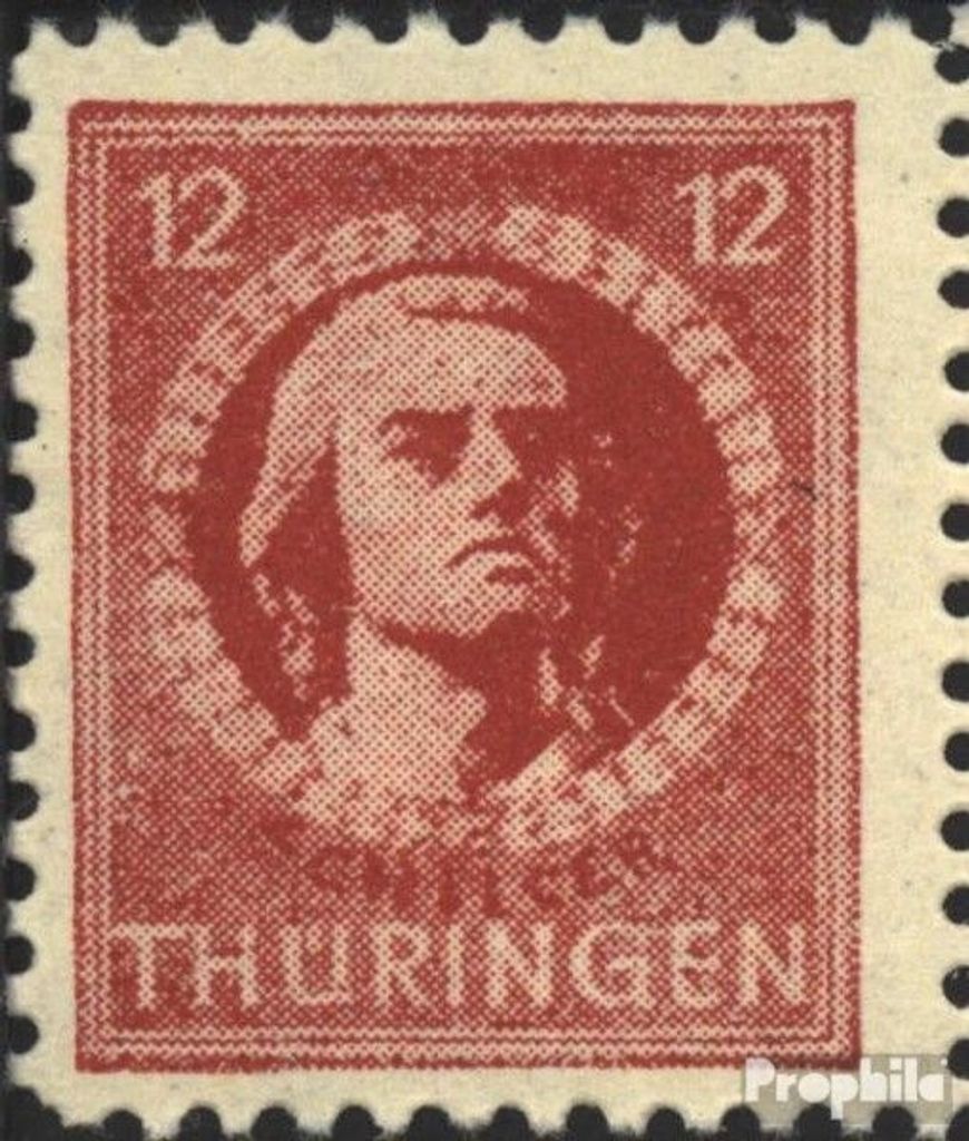 Briefmarken Sowjetische Zone (All.Bes.) 1945 Mi 97III, Produktbild 