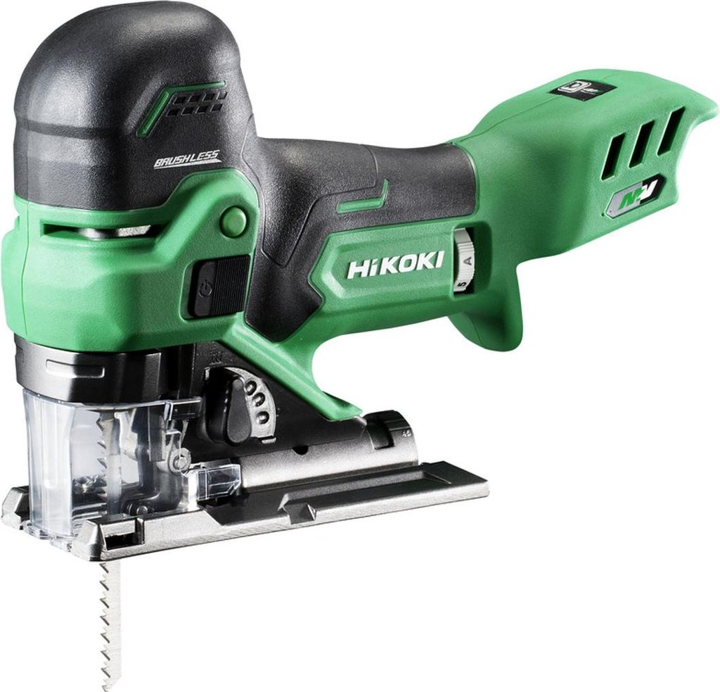 Hikoki CJ36DBW2, Fassgriff, Schwarz, Grün, 45°, Bürstenlos, 3500 SPM, 16 cm
