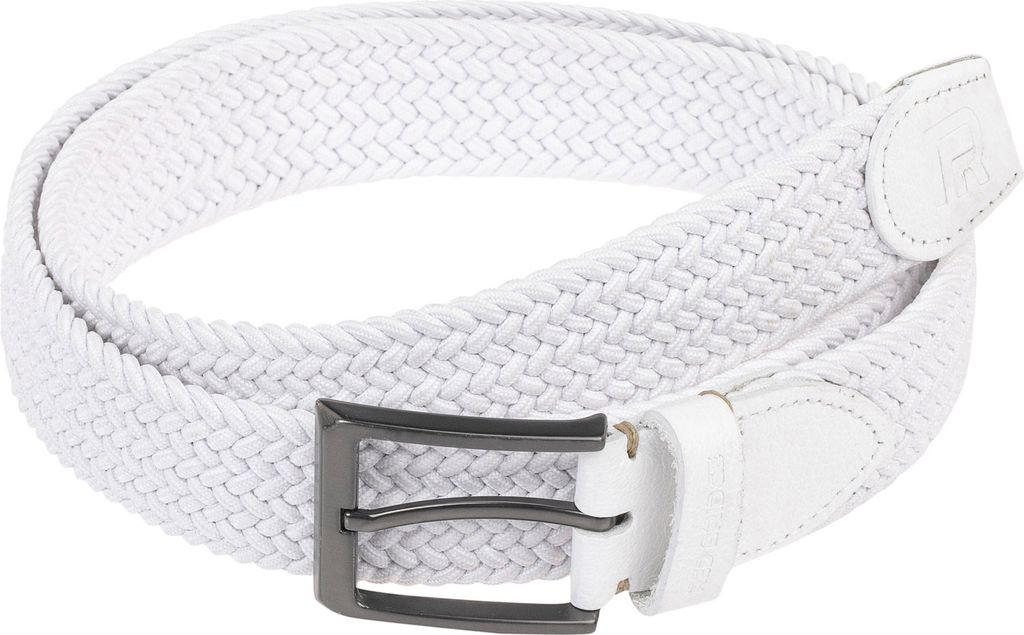 Red Bridge Herren Gürtel Geflochten mit Leder Belt Weiß 90