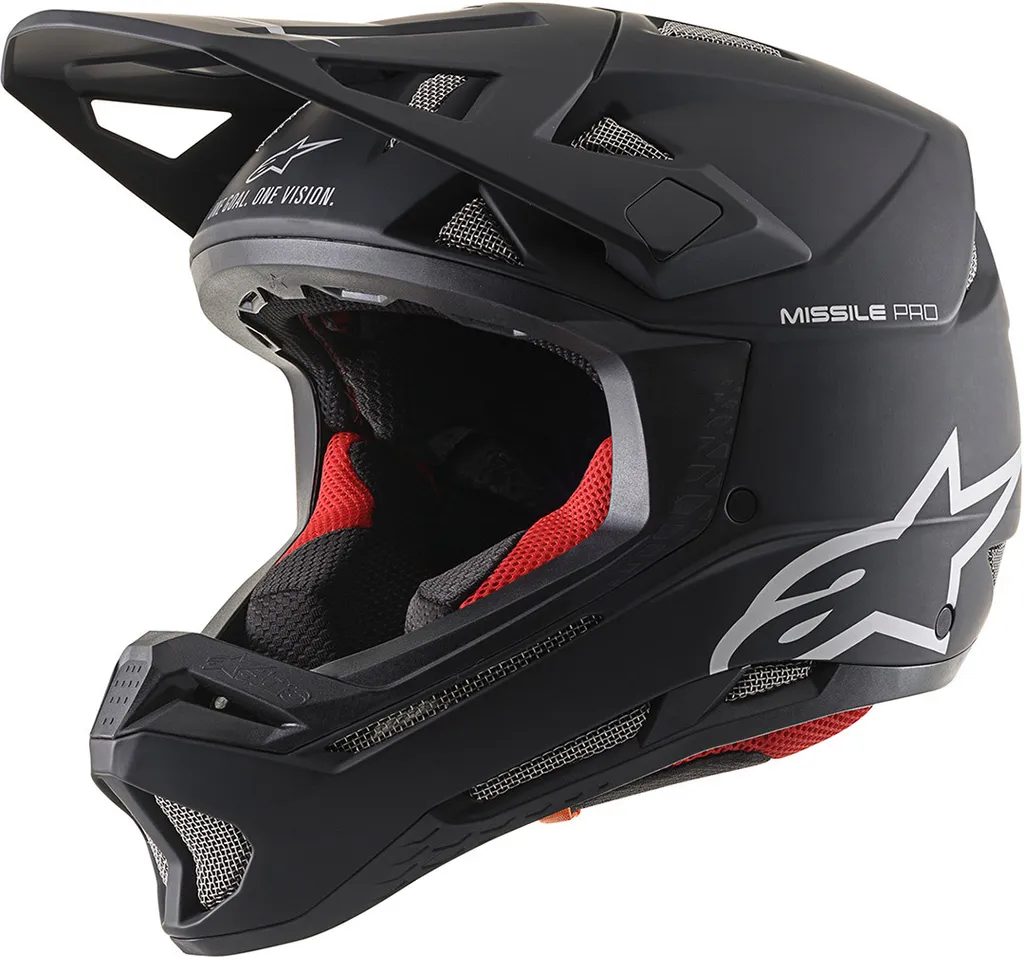 Casque Alpinestars Missile Pro Solid Downhill Taille S 55-56 cm Noir