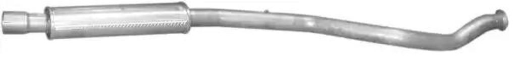 POLMO 19.242 Mittelschalldämpfer Schalldämpfer passend für PEUGEOT 206 CC (2D)