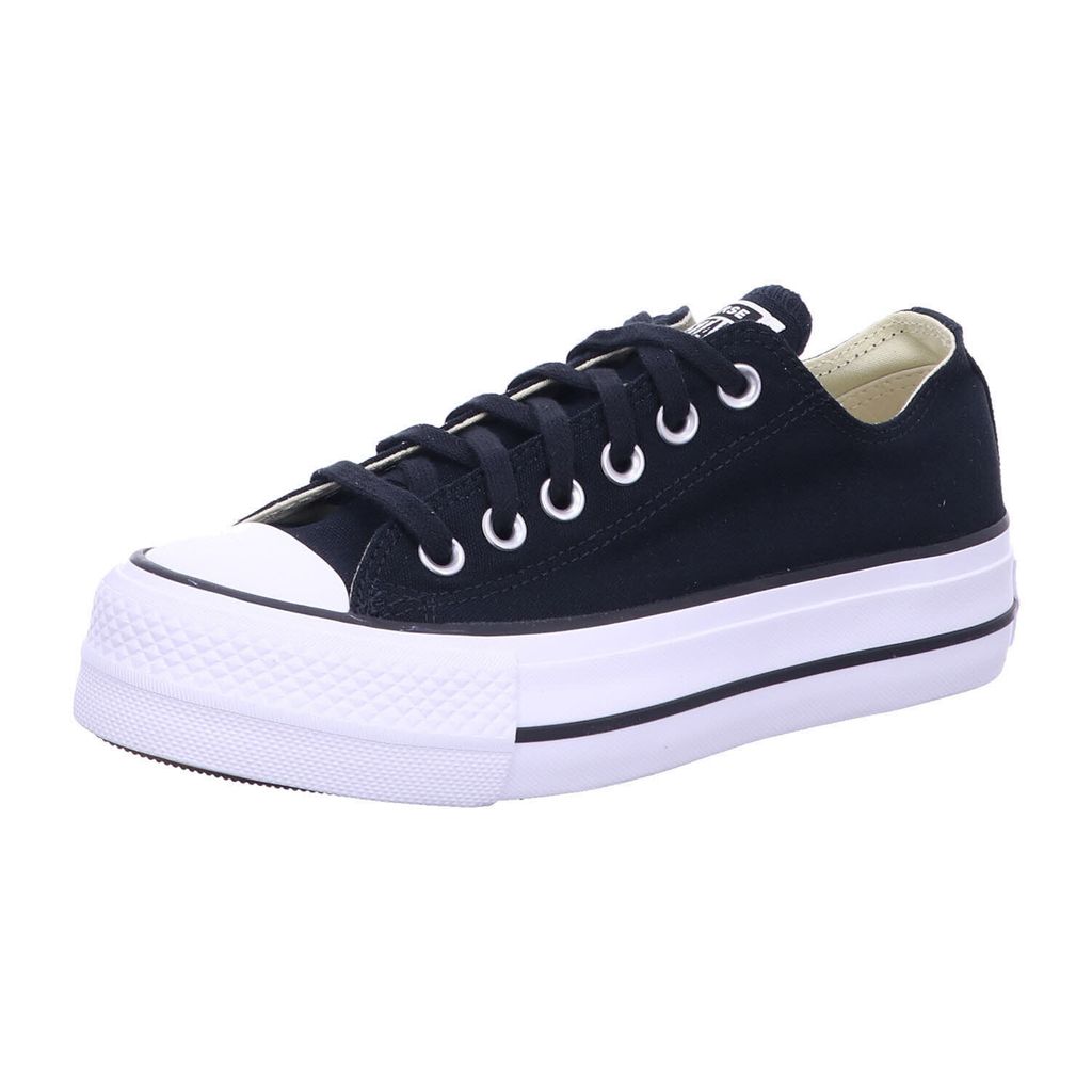 Casualowe sznurowane buty damskie w kolorze czarnym Zdjęcie produktu 