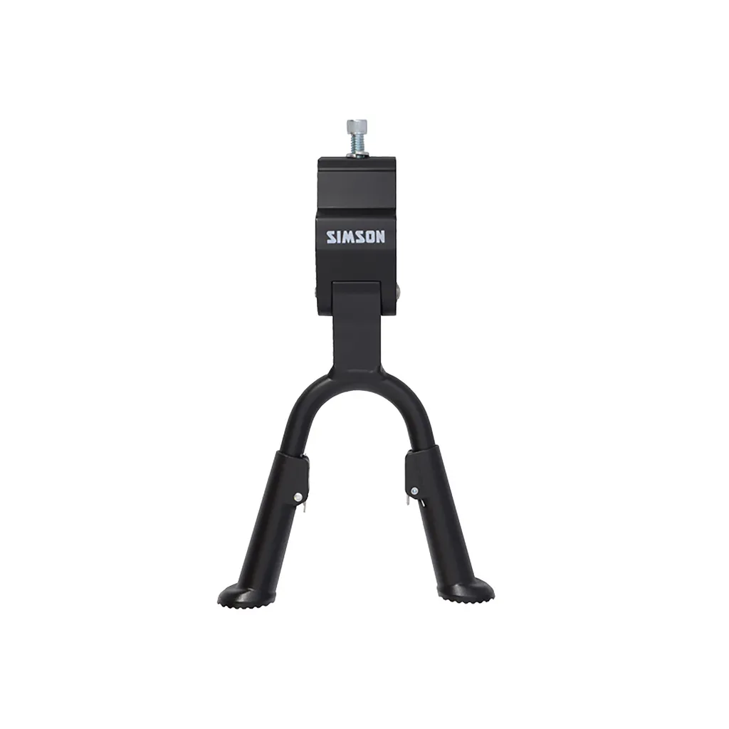 Support double Simson pour sacoches de vélo - Fixation robuste noire